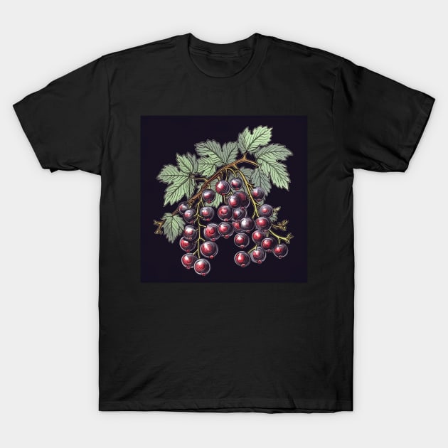 Blackcurrant drawing T-Shirt by ComicsFactory